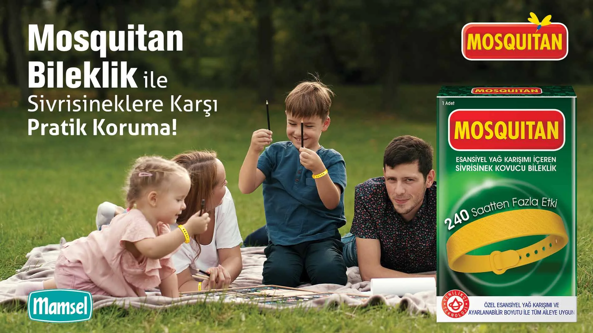 Mosquitan Bileklik ile Sivrisineklere Karşı Pratik Koruma